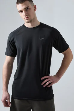 Tall Man Active Gym Raglan Regular Fit T-shirt | BoohooMAN UK