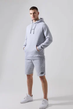 Tall Man Active Gym Regular Fit Training Hoodie & Short Set | BoohooMAN UK