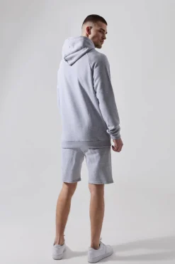 Tall Man Active Gym Regular Fit Training Hoodie & Short Set | BoohooMAN UK