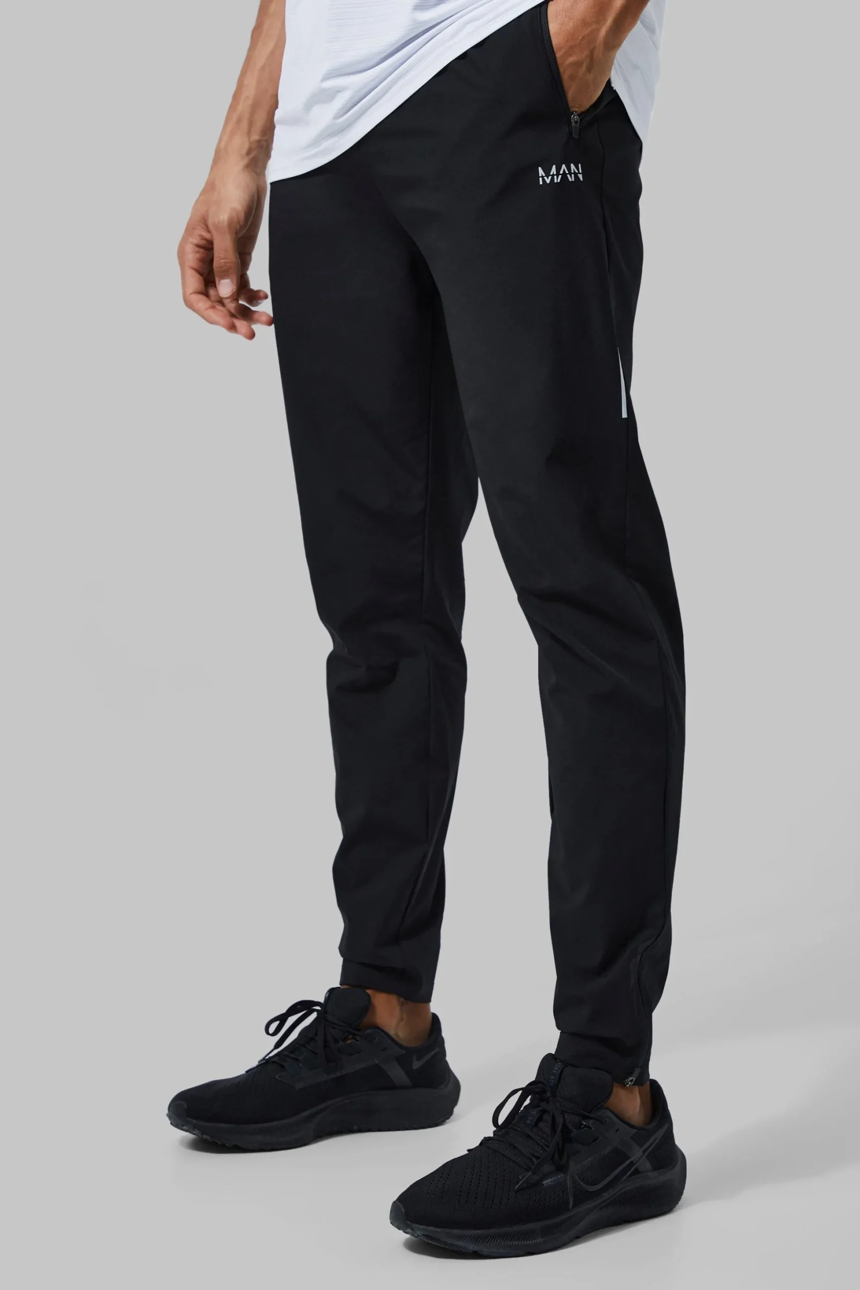 Tall Man Active Lightweight Skinny Performance Joggers | BoohooMAN UK