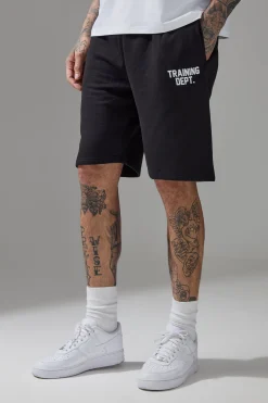 Tall Man Active Training Dept. Oversized 9inch Short | BoohooMAN UK