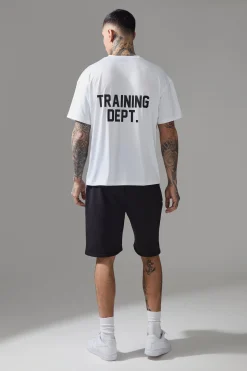 Tall Man Active Training Dept. Oversized 9inch Short | BoohooMAN UK