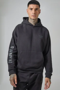 Tall Man Active Training Dept Boxy Hoodie & Slim Jogger Tracksuit | BoohooMAN UK