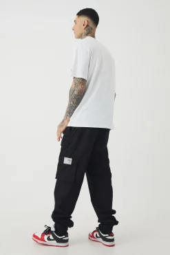 Tall Man Doodle Print Floral Print T-shirt | BoohooMAN UK