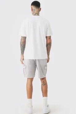 Tall Miami Moto Print T-shirt | BoohooMAN UK