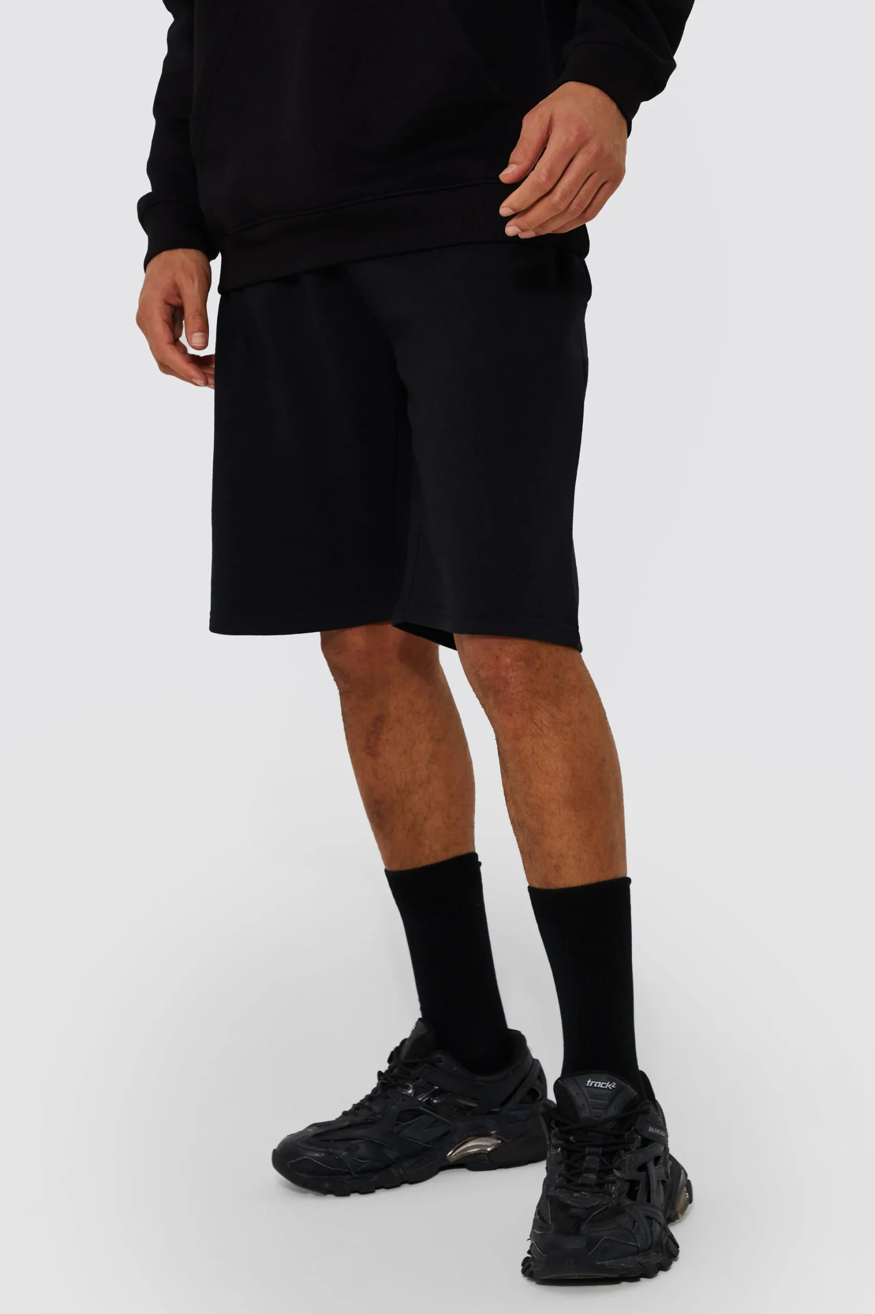Tall Mid Length Jersey Shorts | BoohooMAN UK