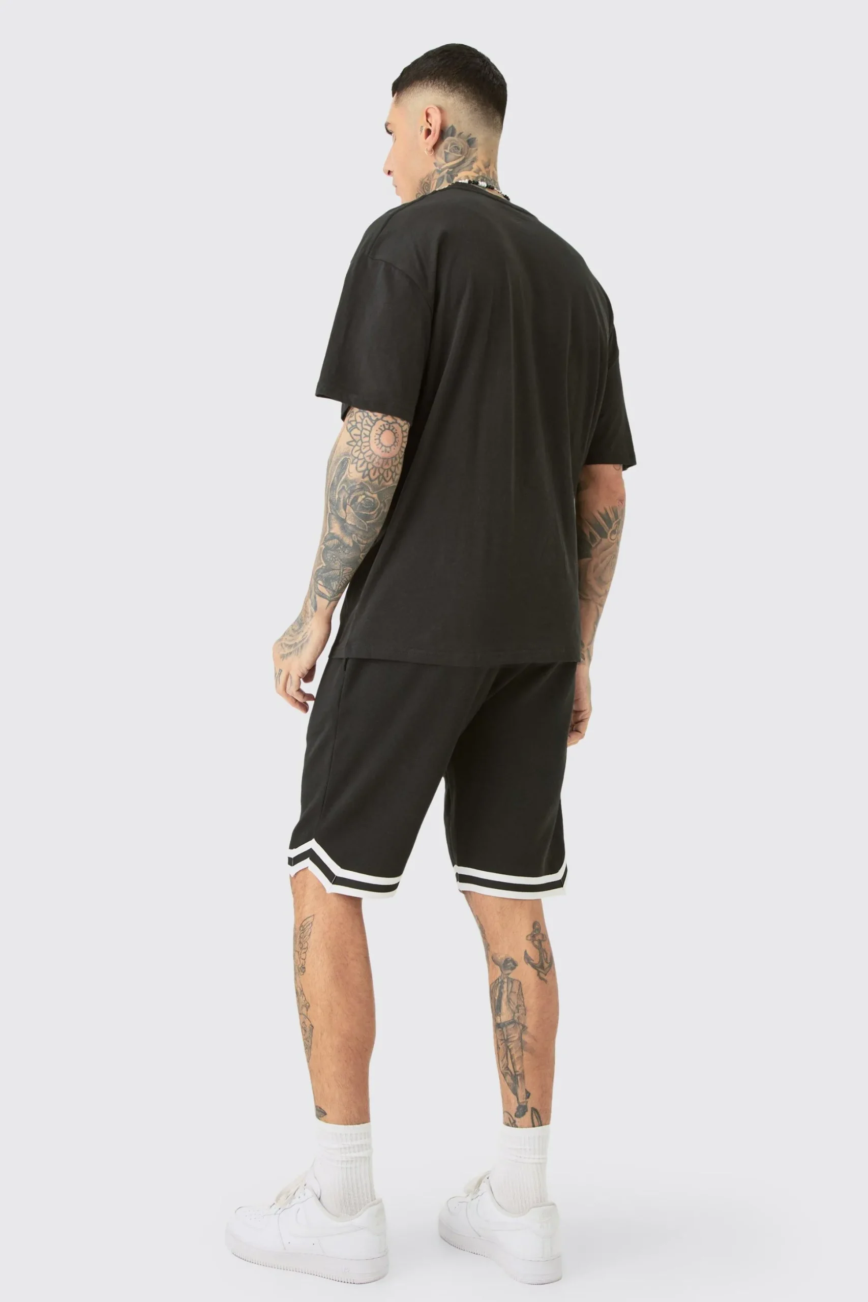 Tall Mono Moto Graphic T-shirt | BoohooMAN UK