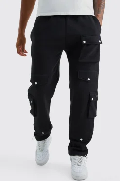 Tall Multi Pocket Cargo Jogger With Cuff | BoohooMAN UK