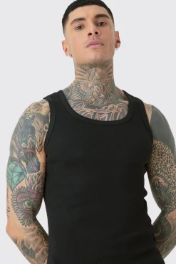 Tall Muscle Fit Vest | BoohooMAN UK