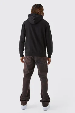 Tall New York Graphic Hoodie | BoohooMAN UK