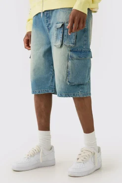 Tall Official Denim Shorts | BoohooMAN UK