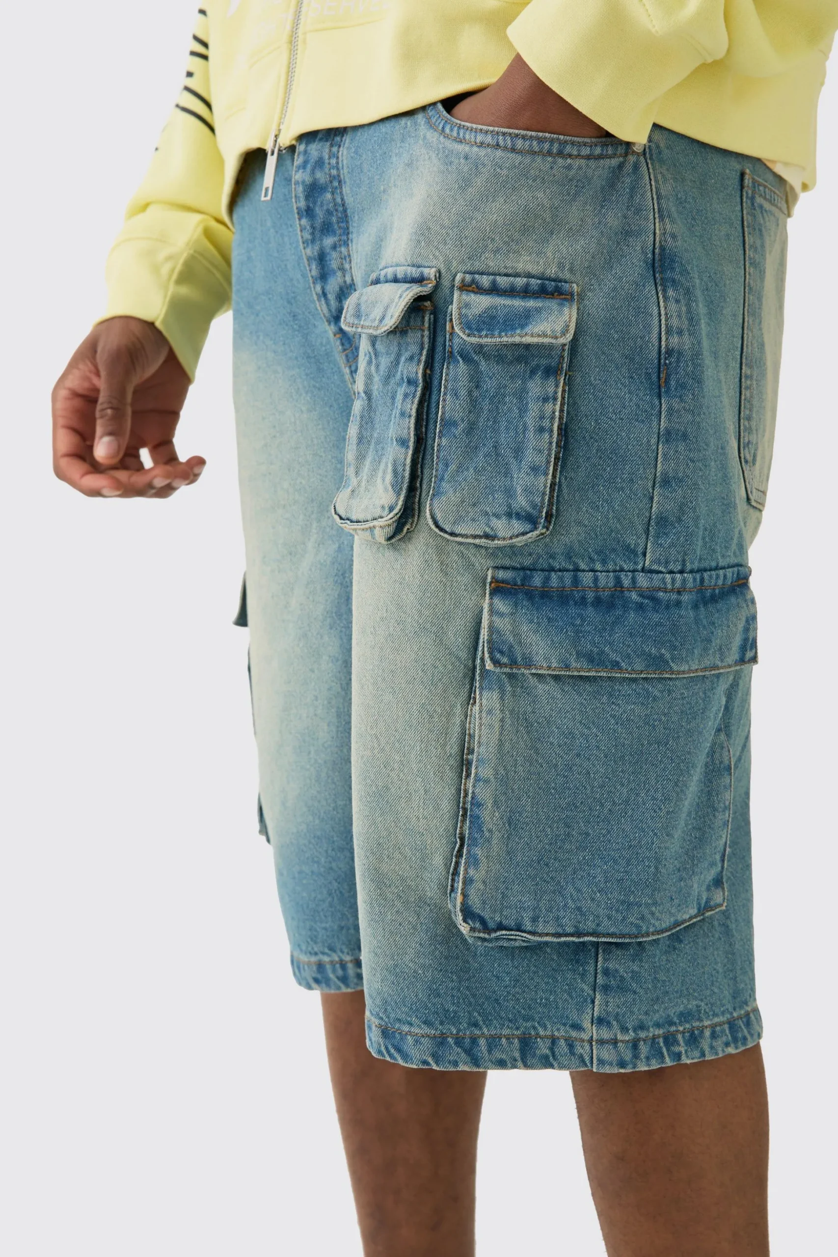Tall Official Denim Shorts | BoohooMAN UK