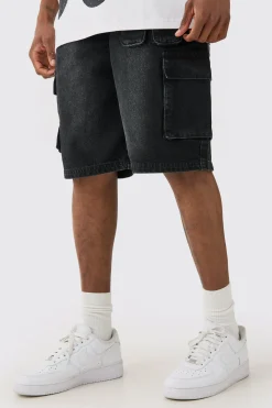 Tall Official Denim Shorts | BoohooMAN UK