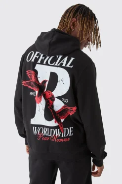 Tall Official Dove Printed Regular Fit Tracksuit | BoohooMAN UK