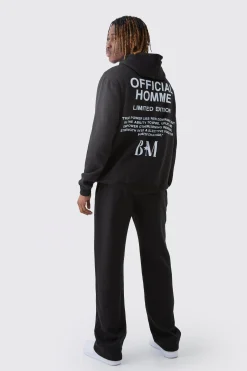 Tall Official Homme Regular Fit Hoodie | BoohooMAN UK
