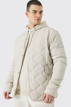 Tall Onion Quilted Liner Jacket | BoohooMAN UK
