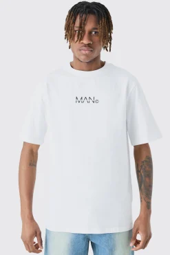 Tall Original Man Print T-shirt | BoohooMAN UK