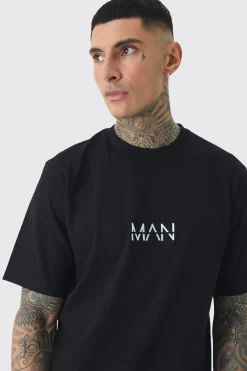 Tall Original Man Print T-shirt | BoohooMAN UK