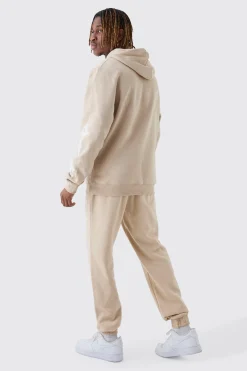 Tall Overdyed Gothic Renaissance Oversized Tracksuit | BoohooMAN UK