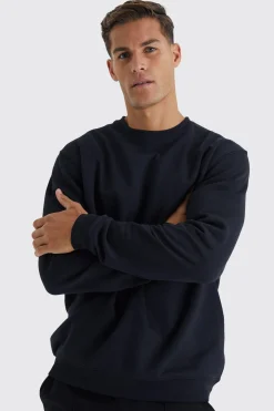 Tall Oversized Basic Sweatshirt | BoohooMAN UK