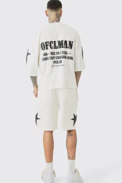 Tall Oversized Boxy Half Sleeve Moto T-Shirt | BoohooMAN UK