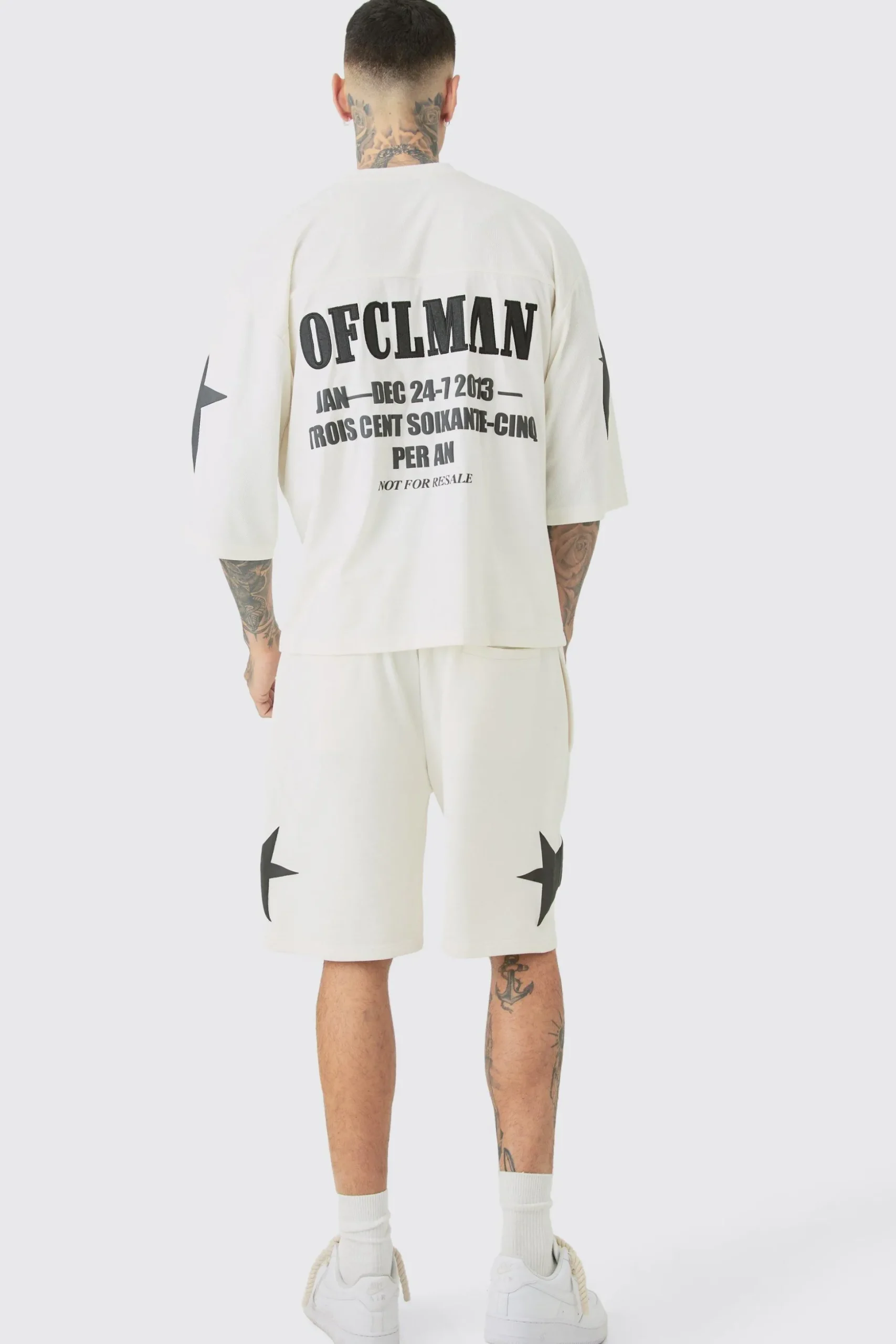 Tall Oversized Boxy Half Sleeve Moto T-Shirt | BoohooMAN UK