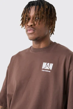 Tall Oversized Boxy Rally Graphic T-shirt | BoohooMAN UK