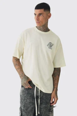 Tall Oversized Disco Graphic T-Shirt | BoohooMAN UK