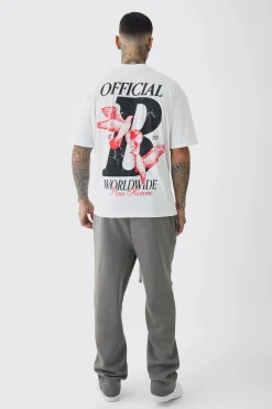 Tall Oversized Drop Crotch Jogger | BoohooMAN UK