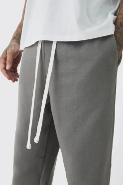 Tall Oversized Drop Crotch Jogger | BoohooMAN UK