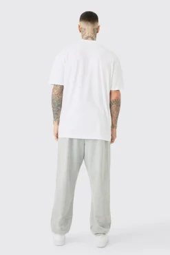 Tall Oversized Extended Neck T-shirt | BoohooMAN UK