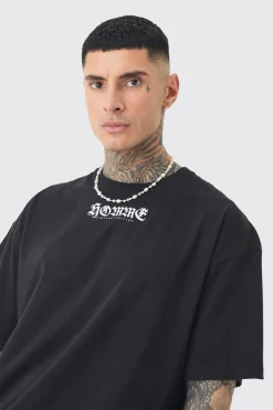 Tall Oversized Homme Graphic T-shirt | BoohooMAN UK