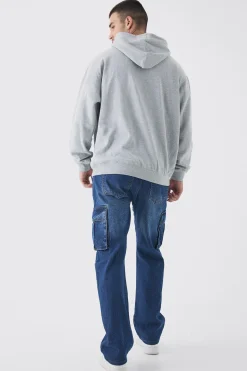 Tall Oversized Nirvana Face License Print Hoodie | BoohooMAN UK