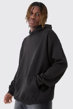 Tall Oversized Nirvana License Print Hoodie | BoohooMAN UK