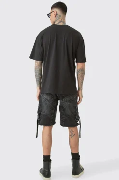 Tall Oversized Official City Print T-shirt | BoohooMAN UK