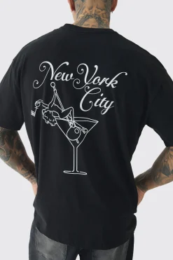 Tall Oversized Penthouse Magazine License T-Shirt | BoohooMAN UK