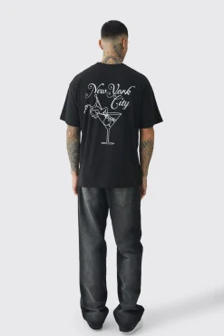 Tall Oversized Penthouse Magazine License T-Shirt | BoohooMAN UK
