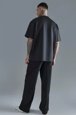 Tall Oversized Scuba T-shirt | BoohooMAN UK