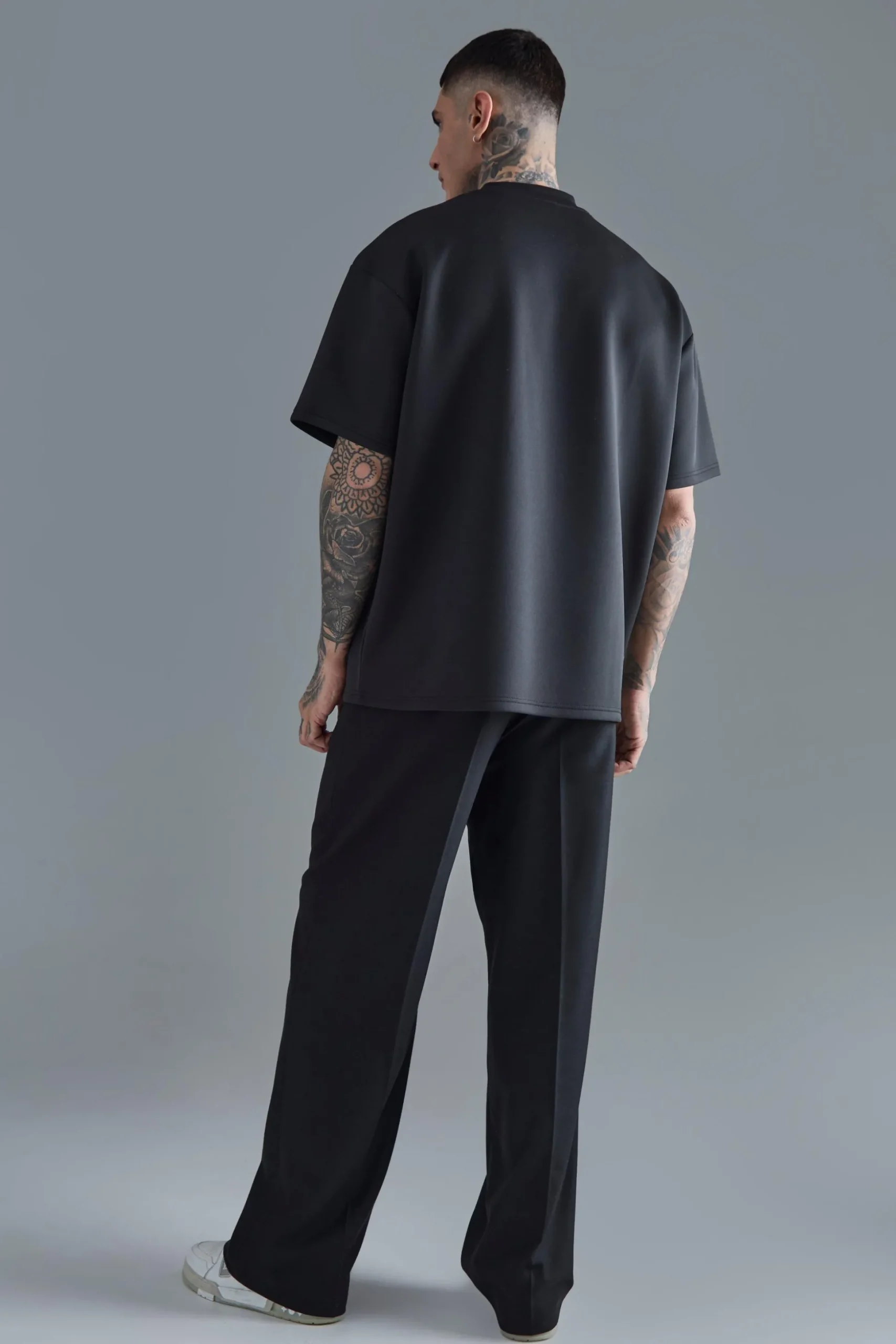 Tall Oversized Scuba T-shirt | BoohooMAN UK