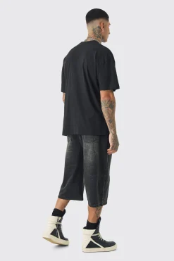 Tall Oversized Sold Out Print T-shirt | BoohooMAN UK