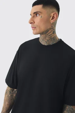 Tall Oversized T-Shirt & Short Set | BoohooMAN UK