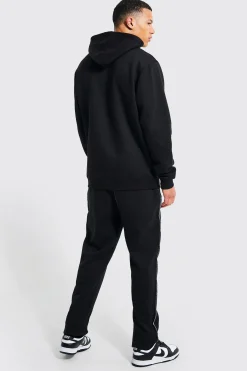 Tall Paris City Print Hoodie | BoohooMAN UK