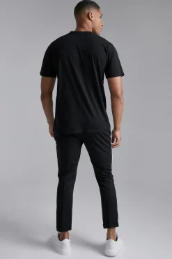 Tall Paris City Print T-shirt | BoohooMAN UK