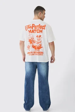 Tall Perfect Match Graphic T-Shirt | BoohooMAN UK