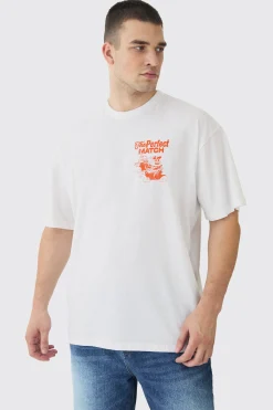 Tall Perfect Match Graphic T-Shirt | BoohooMAN UK