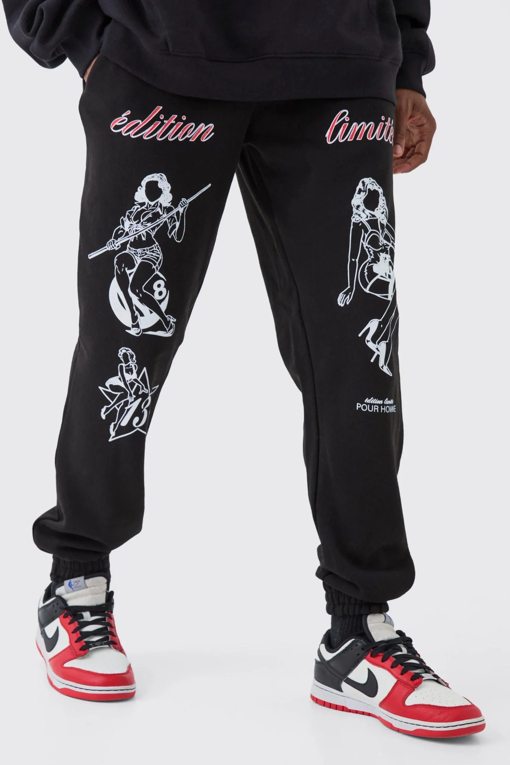 Tall Pinup Model Jogger | BoohooMAN UK