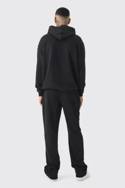 Tall Pour Homme Varisty Hoodie & Relaxed Fit Jogger Tracksuit | BoohooMAN UK