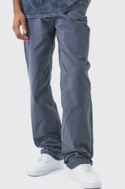 Tall Relaxed Chino Trouser | BoohooMAN UK