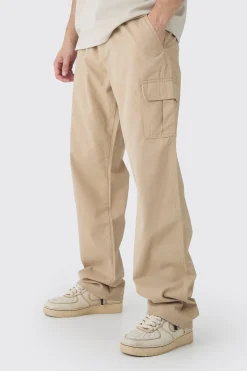 Tall Relaxed Fit Cargo Trousers | BoohooMAN UK