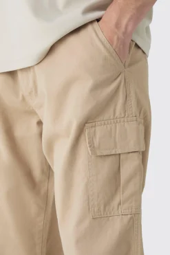 Tall Relaxed Fit Cargo Trousers | BoohooMAN UK